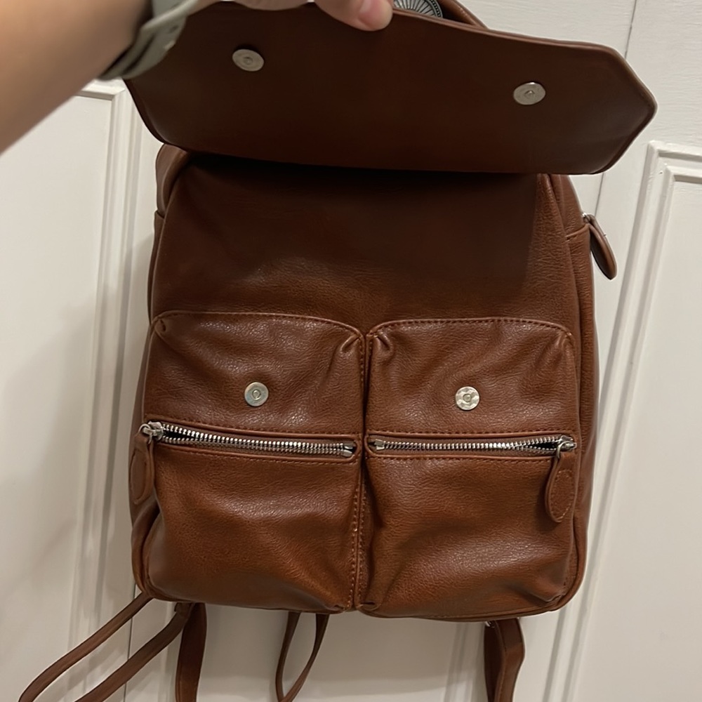 Brown Purse Backpack - image 2